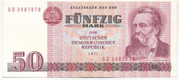 NDK 1971. 50M T:F Szép Papír GDR 1971. 50 Mark C:F Fine Paper Krause P#30 - Unclassified