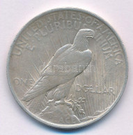 Amerikai Egyesült Államok 1923. 1$ Ag "Béke" T:XF Patina, Kis Ph. USA 1923. 1 Dollar Ag "Peace" C:XF Patina, Small Edge  - Sin Clasificación