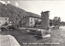 CASSONE-MALCESINE-VERONA-LAGO DI GARDA-IL PORTO E LA TORRICELLA-CARTOLINA VERA FOTOGRAFIA VIAGG. IL 19-7-1964 - Verona