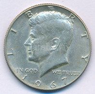 Amerikai Egyesült Államok 1967. 1/2$ Ag "Kennedy" T:AU Patina USA 1967. 1/2 Dollar Ag "Kennedy" C:AU Patina Krause KM#20 - Unclassified
