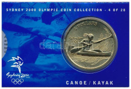 Ausztrália 2000. 5D Al-bronz "Sydneyi Olimpia 2000 - Kajak-Kenu" Bliszterben T:BU  Australia 2000. 5 Dollars Al-Bronze " - Unclassified