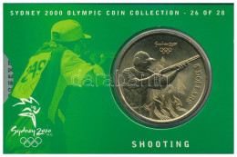 Ausztrália 2000. 5D Al-bronz "Sydneyi Olimpia 2000 - Lövészet" Bliszterben T:BU  Australia 2000. 5 Dollars Al-Bronze "Sy - Non Classés