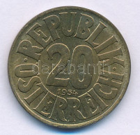 Ausztria 1954. 20gr Al-bronz T:AU Austria 1954. 20 Groschen Al-bronze C:AU Krause KM#2877 - Non Classés