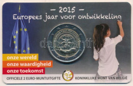 Belgium 2015. 2E "A Fejlesztés Európai éve" Bliszterben T:UNC Belgium 2015. 2 Euro "European Year For Development" In Co - Unclassified