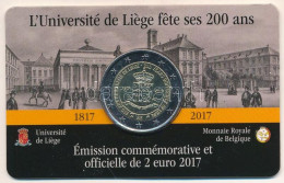 Belgium 2017. 2E "200 éves A Liege-i Egyetem" Bliszterben T:UNC Belgium 2017. 2 Euro "200 Years Of The University Of Li? - Unclassified