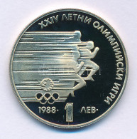 Bulgária 1988. 1L Cu-Ni "Nyári Olimpia 1988 Szöul" Kapszulában T:PP  Bulgaria 1988. 1 Lev Cu-Ni "1988 Summer Olympics, S - Ohne Zuordnung