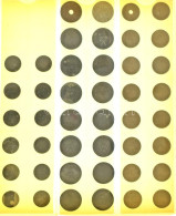 Dánia 1935-1976. 44db-os Vegyes Fémpénz Tétel T:XF-VF Oxidáció Denmark 1935-1976. 44pcs Of Mixed Coins C:XF-VF Oxidation - Non Classés
