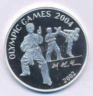 Észak-Korea 2002. 7W Ag "Olimpiai Játékok 2004 - Takewondo" T:PP North Korea 2002. 7 Won Ag "Athens Olympic Games 2004 - - Non Classés