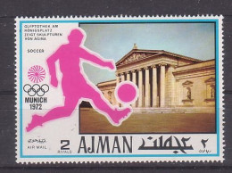 AJMAN     PA  * *    Jo 1972  Football Fussball Soccer - Unused Stamps