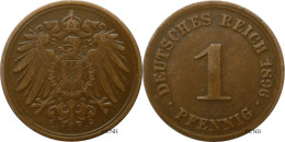 Allemagne - Empire - Guillaume II - 1 Pfennig 1896 D - TTB+/AU50 - Mon5182 - 1 Pfennig