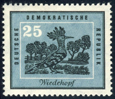 702 Vögel Wiedehopf 25 Pf ** Postfrisch - Neufs