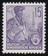 579A Fünfjahrplan 15 Pf, Zähnung A, ** Postfrisch - Unused Stamps