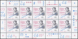 1893 Carl Zuckmayer - 10er-Bogen ** - 1991-2000