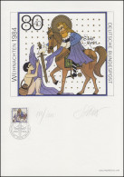 1233 Weihnachten St. Martin 1984, Entwurf: Steiner, Original Signiert - Privatpost