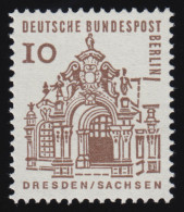 242b Bauwerke 10 Pf Zwinger Dresden ** - Neufs