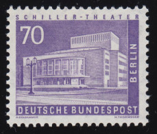 152 Berliner Stadtbilder - Schillertheater 70 Pf, Postfrisch ** - Ungebraucht