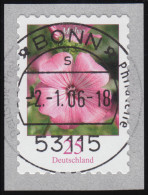 2513 Blumen 25 C SELBSTKLEBEND, ET-O Bonn 2.1.2006 - Used Stamps