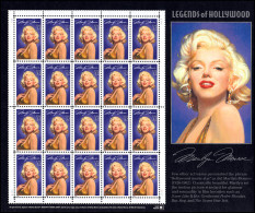 USA - Kleinbogen 2570 Legends Of Hollywood: Marilyn Monroe, ** - Sonstige & Ohne Zuordnung