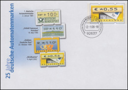 USo 110 25 Jahre Deutsche Automatenmarken ATM 2006, VS-O Weiden 2.1.06 - Enveloppes - Neuves