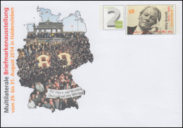 USo 334 Briefmarkenausstellung Haldensleben 2014, ** - Umschläge - Ungebraucht