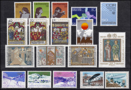 723-740 Liechtenstein Jahrgang 1979 Komplett, Postfrisch - Unused Stamps