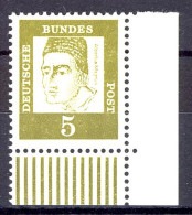 347x Bed. Deutsche 5 Pf Ecke Ur ** Postfrisch - Unused Stamps