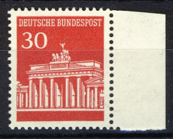 508 Brandenb. Tor 30 Pf Seitenrand Re. ** Postfrisch - Neufs