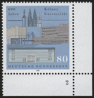 1370 Kölner Universität ** FN2 - Unused Stamps