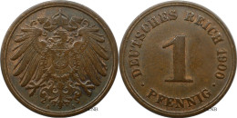 Allemagne - Empire - Guillaume II - 1 Pfennig 1900 A - TTB+/AU50 - Mon6462 - 1 Pfennig