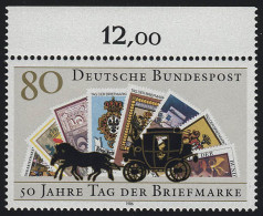 1300 Tag Der Briefmarke ** Oberrand - Neufs