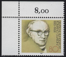 1237 Romano Guardini ** Ecke O.l. - Unused Stamps