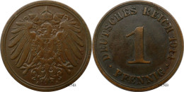 Allemagne - Empire - Guillaume II - 1 Pfennig 1914 A - TTB/XF45 - Mon6464 - 1 Pfennig