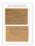 Kriegsgefangenenpost Lager 424/ / 5 Naltschik /Melitopol UdSSR Werlte 9.11.1946 - Feldpost World War II