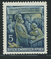 485A XI Friedrich Engels 5 Pf Wz.2 XI ** - Unused Stamps