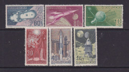 CZECHOSLOVAKIA  - 1962 Space Research Set Never Hinged Mint - Neufs