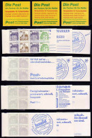MH 11 A Bis 11 P - 15 Deckelvarianten, Set Postfrisch - Booklets