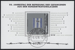 Block 32 Gefangenenbefreiung, VS-O Frankfurt / Main 5.5.1995 - Used Stamps