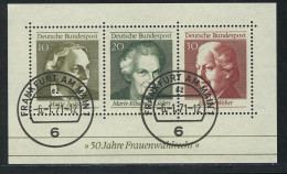 Block 5 Frauenwahlrecht 1969, VS-O Frankfurt 6.1.71 - Used Stamps