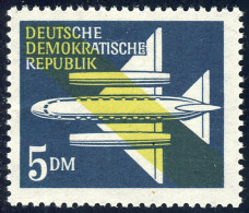 615 Flugpost 5 DM ** Postfrisch - Unused Stamps