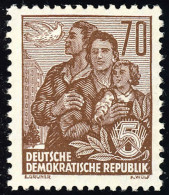 458 Fünfjahrplan Neue Farbe/Wert 70 Pf ** Postfrisch - Unused Stamps