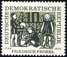 564 Friedrich Fröbel 10 Pf ** Postfrisch - Unused Stamps