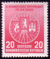 522 Radrennfahrt Für Den Frieden 20 Pf ** Postfrisch - Unused Stamps