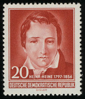 517 YII Heinrich Heine 20 Pf Wz.2 YII ** Postfrisch - Ongebruikt