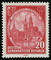 525 YI Dresden 20 Pf Wz.2 YI ** Postfrisch - Unused Stamps