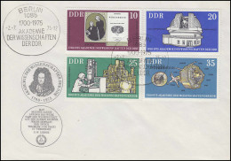 2061-2064 Akademie Der Wissenschaften 1975 - Satz Auf Schmuck-FDC ESSt BELIN - Briefe U. Dokumente