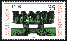 2538 Mahn- Und Gedenkstätten 35 Pf 1980 ** - Ungebraucht