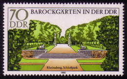 2489 Barockgärten 70 Pf Rheinsberg ** - Nuovi