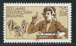 2315 Bildungseinrichtung Für Gehörlose 25 Pf ** - Unused Stamps