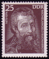 2028 Bedeutende Persönlichkeiten 25 Pf Michelangelo ** - Unused Stamps