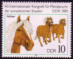 3261 Pferdezucht 10 Pf Haflinger ** - Unused Stamps